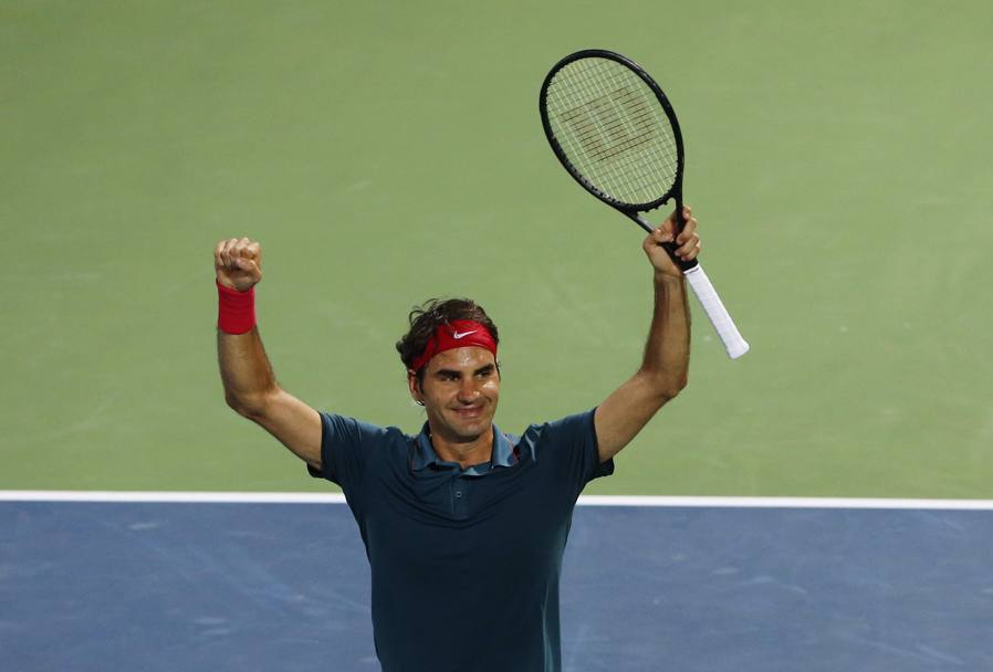 Roger in trionfo. Reuters